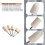 25Pcs set 1/8 inch  Polishing Buffing Points Mounted Imitation Wool For Rotary Tool 6