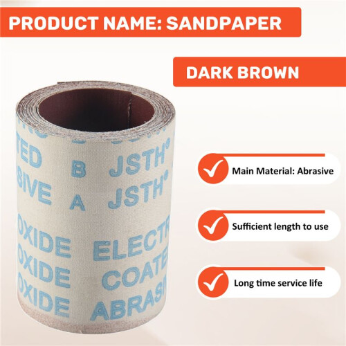 5M LåNg 115 Mm Bredd 600 Grit Slipmedel Sandpapper Sandpapper 2