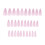 Pink Cat Eye Nail Tips, Natural & Unbreakable 8