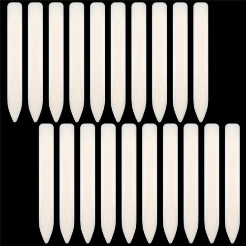20 Pack Bone Folder Tool, Plastic Bone Folder Crafts Scoring Folding Creasing Paper Crafting Scrapbooking Tool 1