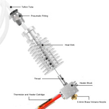 Hot End Kit Extruder Hot End Kit 0,4 mm 3D-Printeronderdelen voor I3 Mega 3D Extruder Printeraccessoires