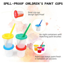 Kids Paint Brushes, 17Pcs Childrens Paint Brushes Set, Colorful Paint Brushes for Children Toddlers Beginners, Face