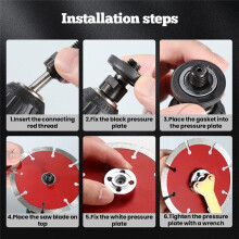 Electric Drill Angle Grinder Connecting Rod Set, Drill Angle Grinder Accessories Tool for Cutting Polish Disc and Polish