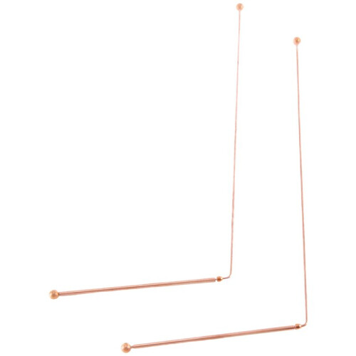 Copper Dowsing Rods - 99.9% Pure Copper 2PCS Divining Rods  Water Witching Detector 1