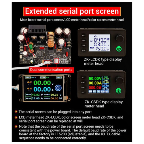 ZK-10022 CNC Step-Down  Adjustable Regulated Power Supply Constant Voltage and Constant Current Module Upgrade B 1