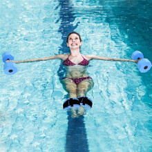 Water Dumbbell Set for Pool Weights, Foam Swimming Water Cuffs for Water Exercises, Water Fitness Equipment()