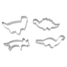 4pcs Reusable Cookie Cutters for Kids Baking