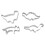 4pcs Reusable Cookie Cutters for Kids Baking 1