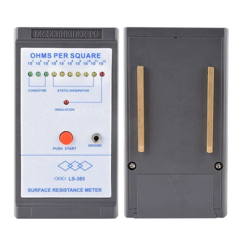 LS-385 LED Display Surface Resistance Tester Anti-Static Testing Induction Ohm Meters Resistance Test with LED Indicator 1
