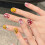 (S) Ladybug Print Fake Nails - Short & Natural DIY 6