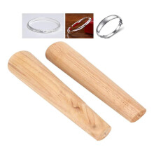 Set of 2 Bracelet Mandrel, Oval Shape Wooden Bracelet Bender, Bracelet Making Stick, Jewelry Making Tools