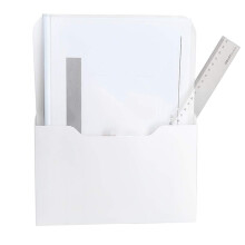 Magnetische Dateihalter - Magnetische Papierhalter, Pocket-Organizer BüRobedarf Speicher Mail-Organizer für Notebooks, Schreiben