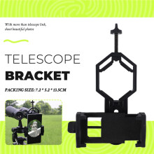 Accessori per microscopi per telescopio Accessori per esterni Supporto per staffa per adattatore per telefono cellulare universale universale Nuovo