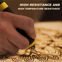 23Pcs Metal High Impedance Accessories Wood Burning Portable Heating Wire Replacement Carving Pyrographic Tip Kit