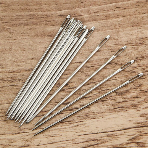 125mm 200pcs Sack Needle Large Hand Sewing Bag Needle Binding Needle 2