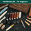 Bone Folders Kit, Bone Folders, Makers,Bookbinding Kit, for Bookbinding Making Paper Crafts Quilting Leathercraft C 6