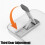 Universal  Foldable Metal Stand Laptop Base Stand Thin Adjustable Cooling Stand for Laptop Tablet 7
