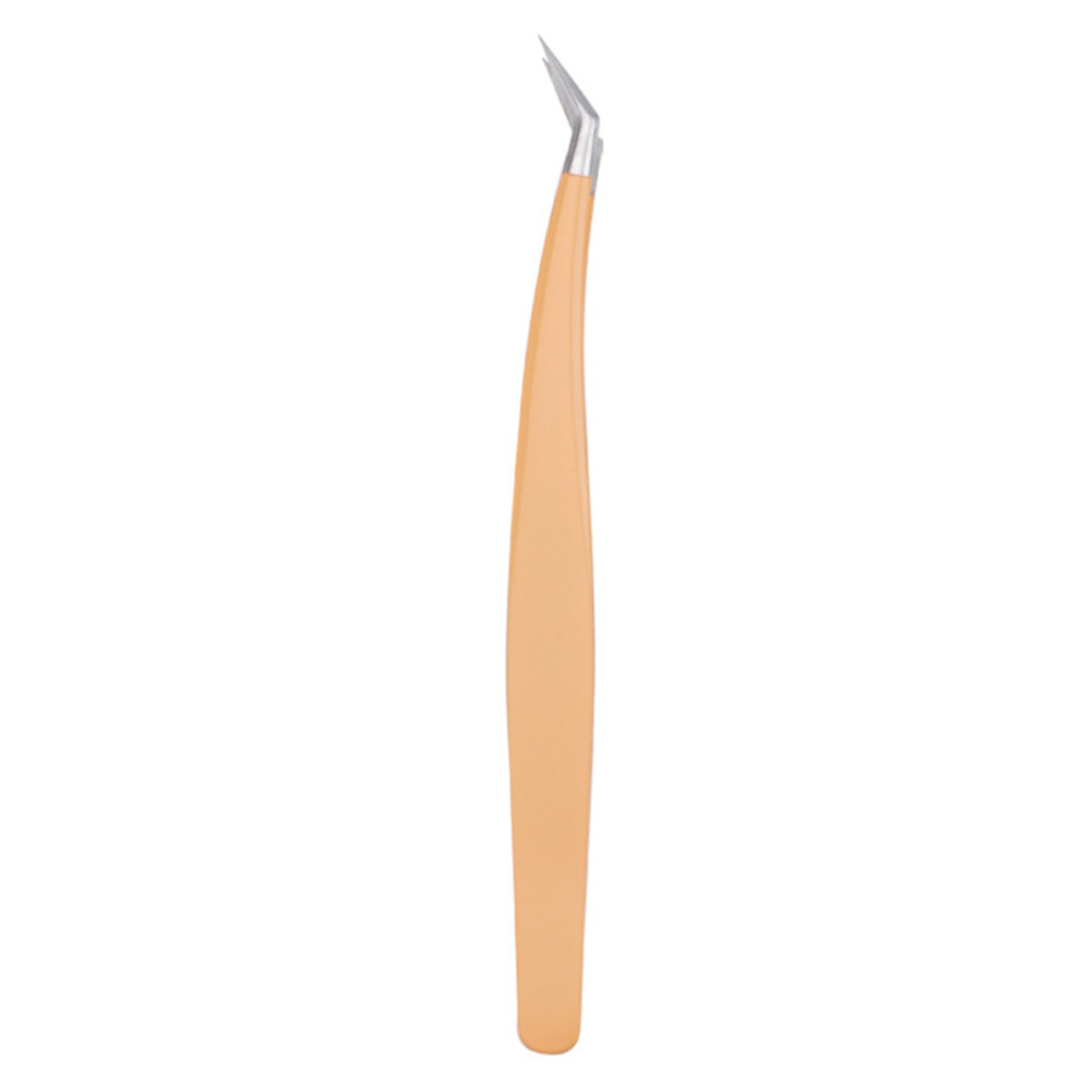 Dachuang Beauty Gold ( Feather Clip) Precision Stainless Steel Eyelash Tweezers For Extensions