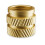 Heat-Set Threaded Inserts, Heat Set Insert for 3D Printing Components and Plastic Parts - Knurled Nuts (100 Pieces) 5