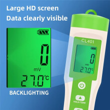 4-In-1 Water Quality Detector ORP Temperature Chlorine H2 CL Swimming Pool Hydroponic Aquariums Quality Tester