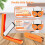 Double Sided Diamond Sharpener, Handheld Fine Coarse Diafold Blades Sharpening Stone 400/600 Grit Orange 3
