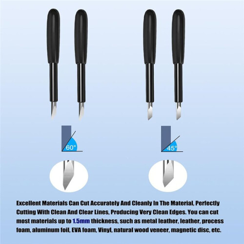 Deep Cut Blade and Housing,Deep Point Blade for Explore 3/Air 2/Air/One/Maker/Maker,for Cutting Thick Materials Crafts A 2