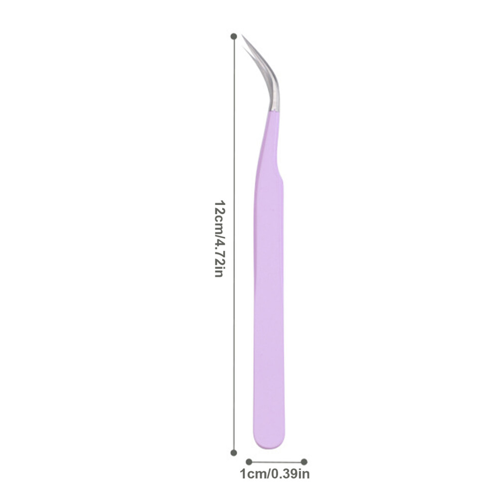 Dachuang Beauty (Butterfly Clip) Precision Stainless Steel Eyelash Tweezers For Extensions