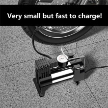 Portable Electric Tire Inflator Pump: Multifunction Vehicle Air Pump with 12V Compressor for Small Vehicles