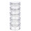 5G/5ML Stackable Round Plastic Containers 8 Column(5 Layer/Column) Bead Storage Jars for Seed Beads Diamond Drills 5