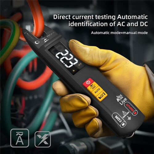 BSIDE U0 Digital Clamp Meter Fork  AC 100A  Ammeter Pliers TRMS Current Auto Multimeter Voltage Electrical Tester 1