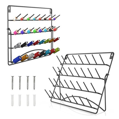 Thread Holder Wall Mount,32 Spools Sewing Thread Organizer,Sewing Thread Storage,Thread Rack,Spool Thread Holder,Thread 1