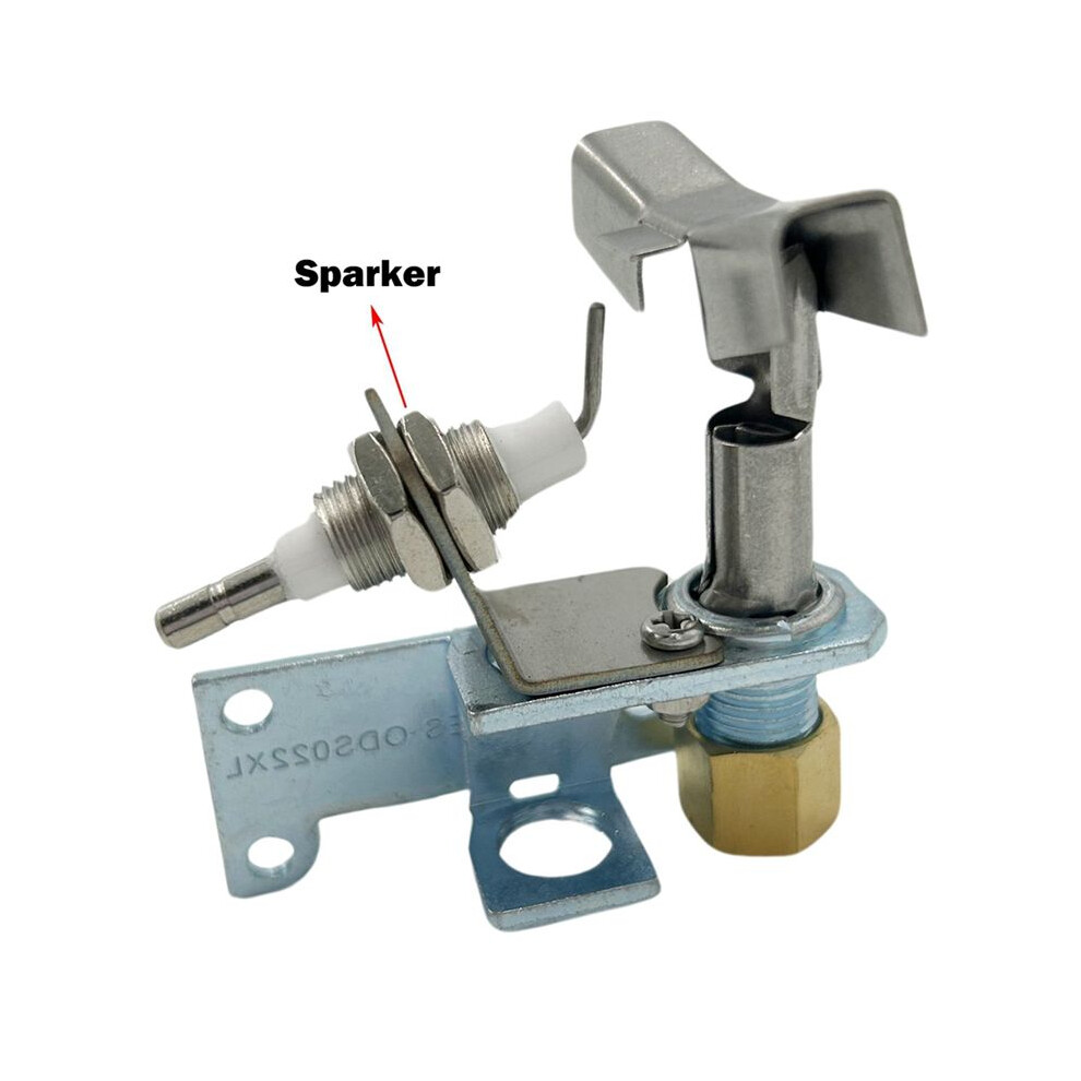 Gas Frying Furnace Accessories Bare Fire Fire Component With Ignition Needle Bracket, Fire Heads Long Fire Accessories 6032537372422