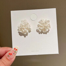 S925 Pearl Earrings Korean Style Tassel Jewelry