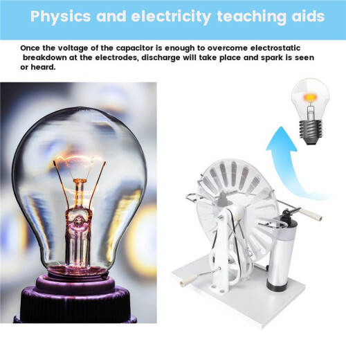 Electrostatic Generator Induction Motor Static Machine Physics Electrostatic Generator Electrical Equipment