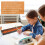 Plastica Abacus aritmetiche Abacus bambini Calcolo utensili 17 cifre 6