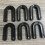 Tile Leveling System Tile Spacer 1/4 Inch, Horseshoe Spacer U Shape Plastic Tile Leveling Clip, 200PCS 2