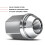 1709D-24AM Solid Piece Chrome M14x1.50 Duplex Bulge Lug Nut for Select Chevy///Ram, 24 Pack 3