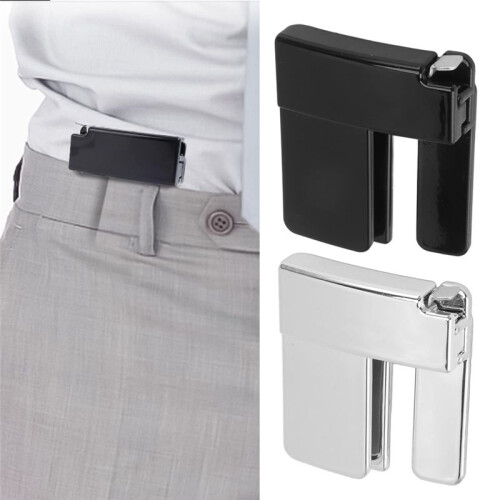 Pants Waist Shrink Clip Buckle Durable Multi Function Belt Clip Buckle Multi Function Belt Clip Buckle Black