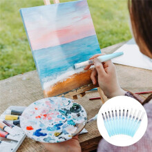12 Pacotes de Canetas Aquarela Recarregáveis, Canetas Pincel de Aquarela, Pincel de Água para Aquarela, Caneta Pincel Macia de Aquarela, Canetas de