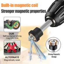 10pcs Magnetic Drywall Screw Setter Bits for Plasterboard Hex Shank Positioning Bit Easy Installation Drill Accessory