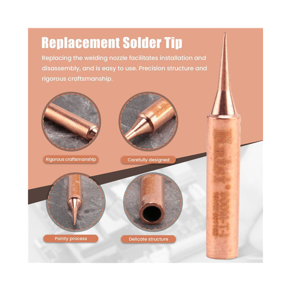 Kaisi Oxygen-Free Copper Soldering Iron Tip 900M-T-I For Solder Station Tools Iron Tips 4713631848694