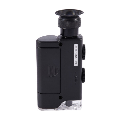 Portable 200X-240X  Microscope Pocket Handheld Led Lamp Light Loupe  Magnifier Microscope 1