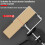 2pcs Drawer Front Installation Clamps,Cabinet Door Clamp Hardware Jig,Multi-Adjustable Drawer Panel Fixing Clamp 7