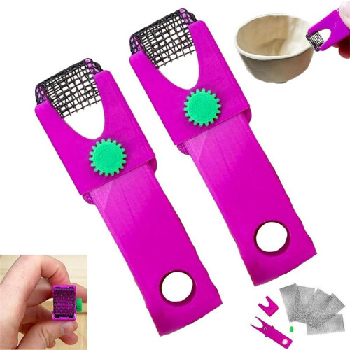Small Sanding Harp - Small Surform, Sanding Harp, Pottery Tool, Sanding Block for Crafts, Small Surface-Pottery Tools 2