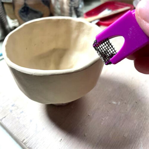 Small Sanding Harp - Small Surform, Sanding Harp, Pottery Tool, Sanding Block for Crafts, Small Surface-Pottery Tools 2
