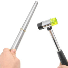 Jewelry Ring Sizer Tools Ring Repair Stick, Rubber Hammer, Polishing Cloth/Bar/Agate Knife for Jewelry Making, with Bag