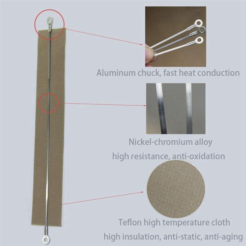 Pacote Com 10 Elementos de SubstituiçãO de Selador de 12 Polegadas Grip 300mmx2mm e Fitas de PTFE, para Seladores TéRmicos de 12 Polegadas 1