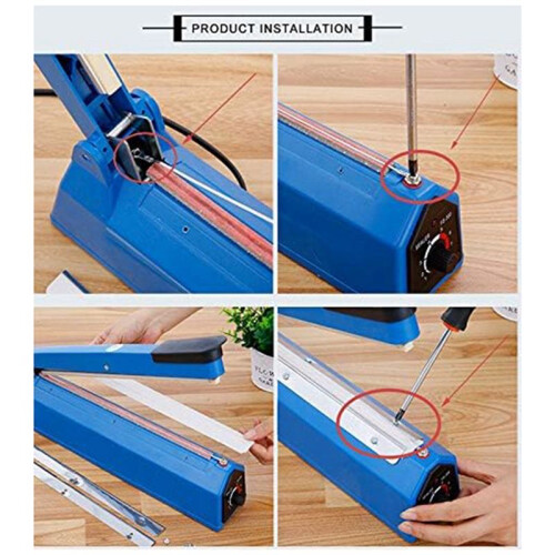 Pacote Com 10 Elementos de SubstituiçãO de Selador de 12 Polegadas Grip 300mmx2mm e Fitas de PTFE, para Seladores TéRmicos de 12 Polegadas 2