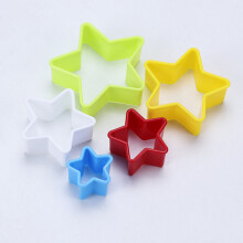 5pcs Star Cookie Molds, Baking Tools