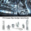 Drainage Cleaner Combination Cutter  Set Automatic  Locking  Suitable for Pipe Dredging Machine 7-Piece Set 5